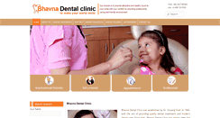 Desktop Screenshot of bhavnadentalclinic.com